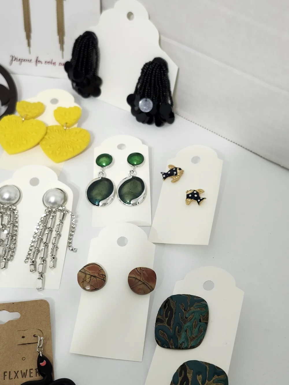 Assorted Earring Mix Rhinestone Wood Vintage To Now Enamel Everyday Wear Variety